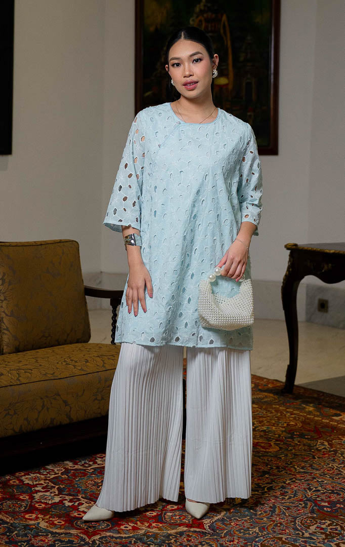 EID Latifa Top Blue
