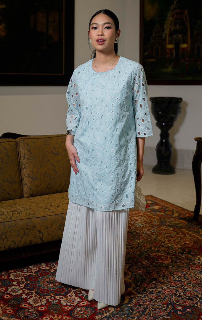 EID Latifa Top Blue