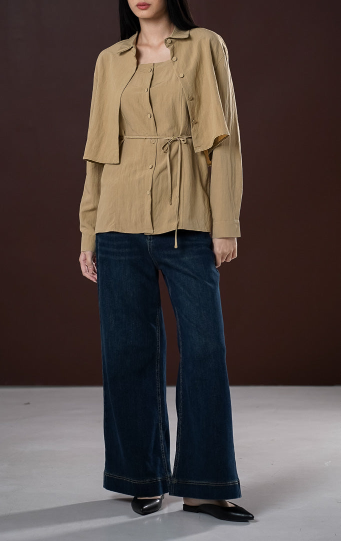 Megara Top Khaki