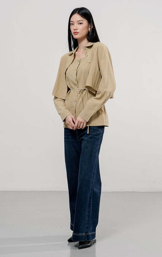 Megara Top Khaki