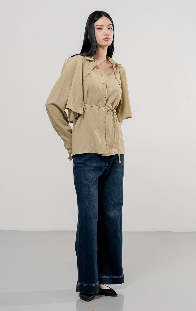 Megara Top Khaki