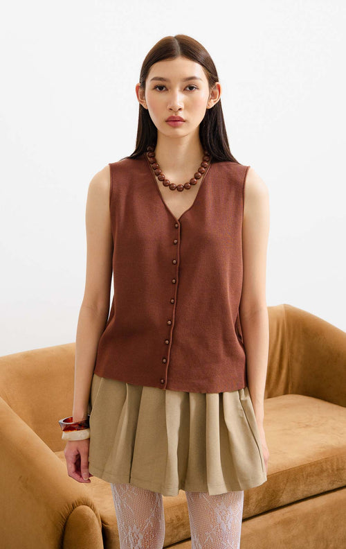 Herra Top Brown