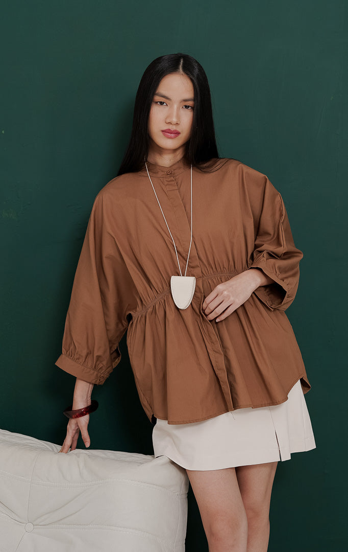 Ginera Top Brown