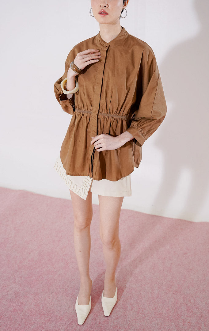 Ginera Top Brown