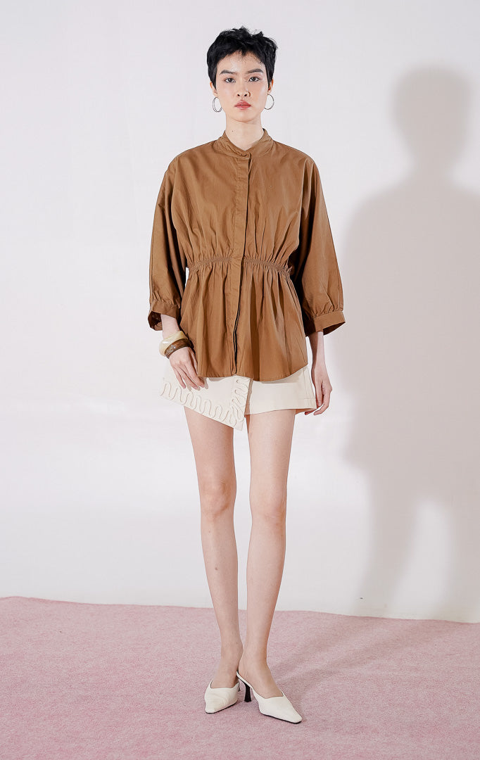 Ginera Top Brown
