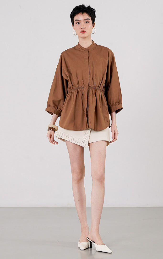Ginera Top Brown