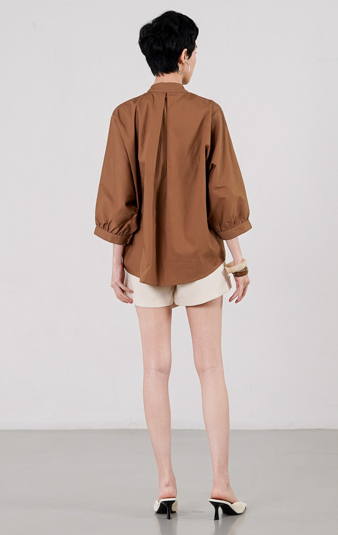 Ginera Top Brown