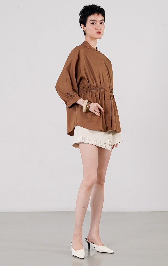 Ginera Top Brown