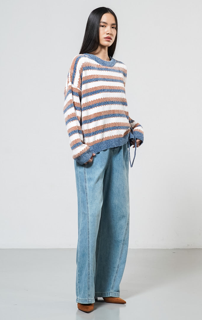 Zendaya Sweater Blue Striped