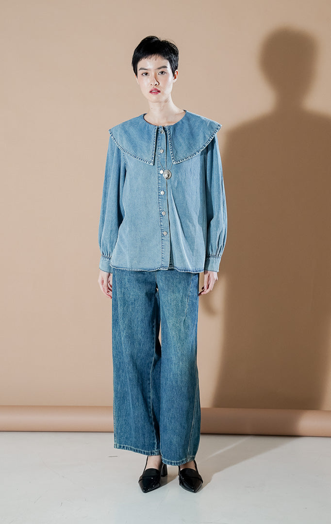 Poppi Top Denim
