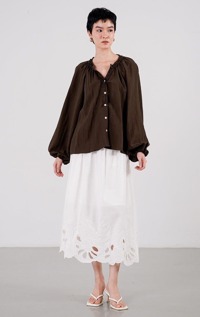 Eloise Top Dark Brown