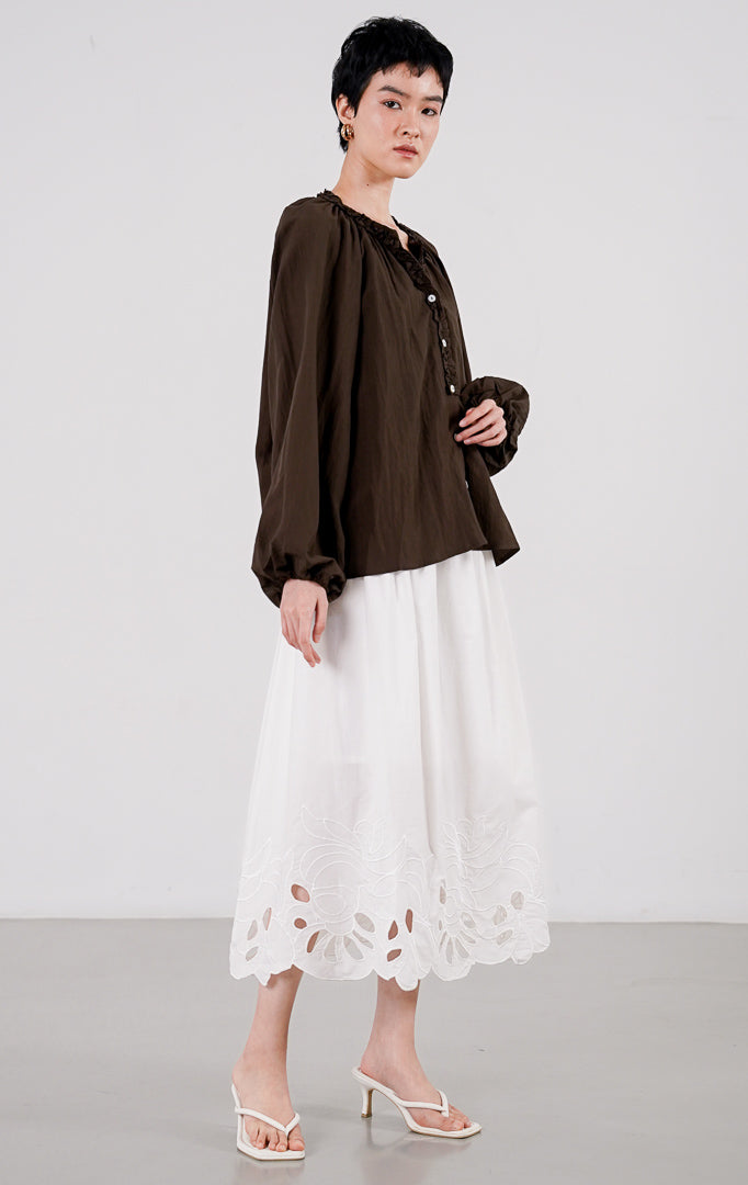 Eloise Top Dark Brown