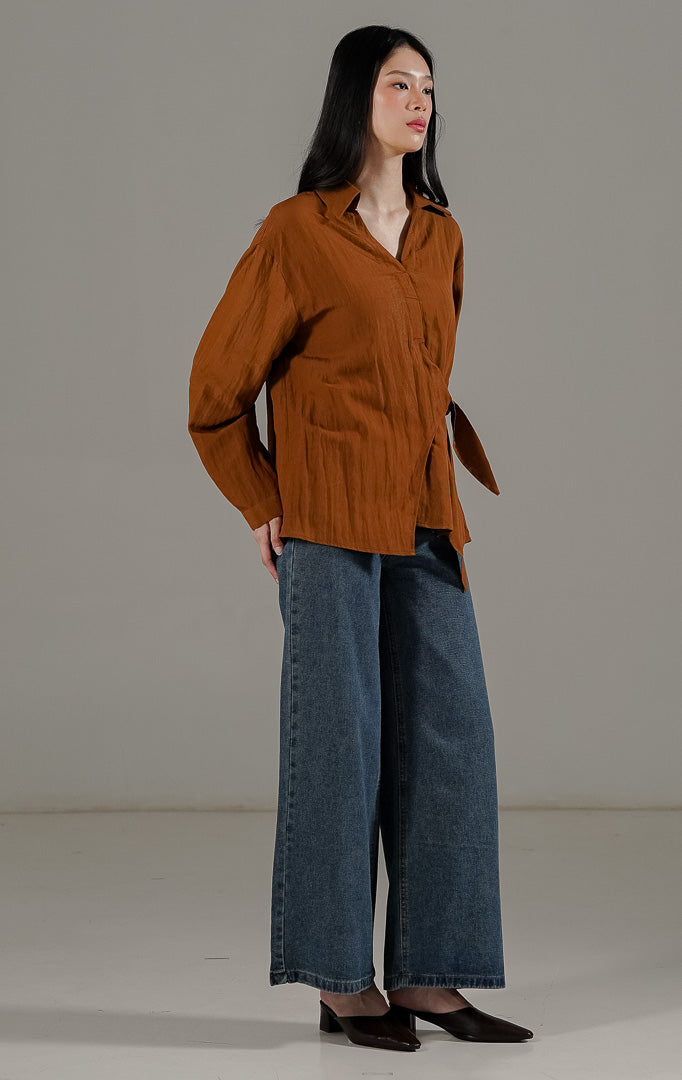 Bryanna Top Dark Brown
