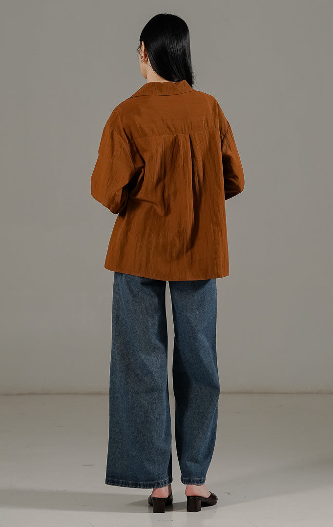 Bryanna Top Dark Brown