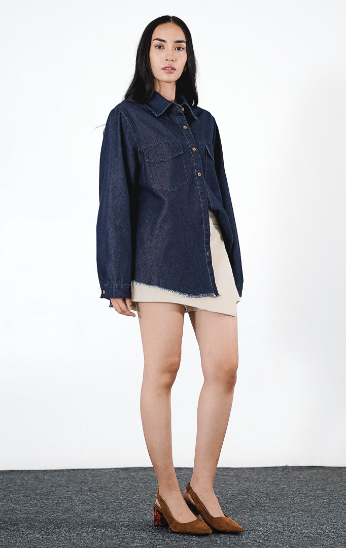 Herve Top Dark Denim