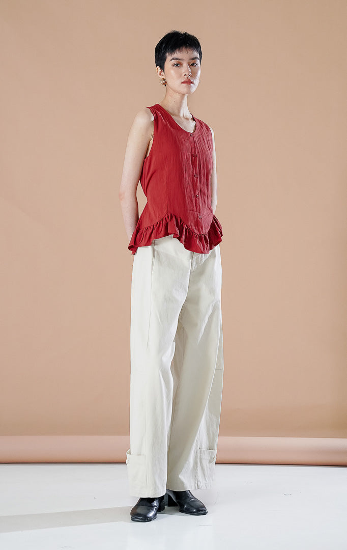 Odellia Top Terracotta