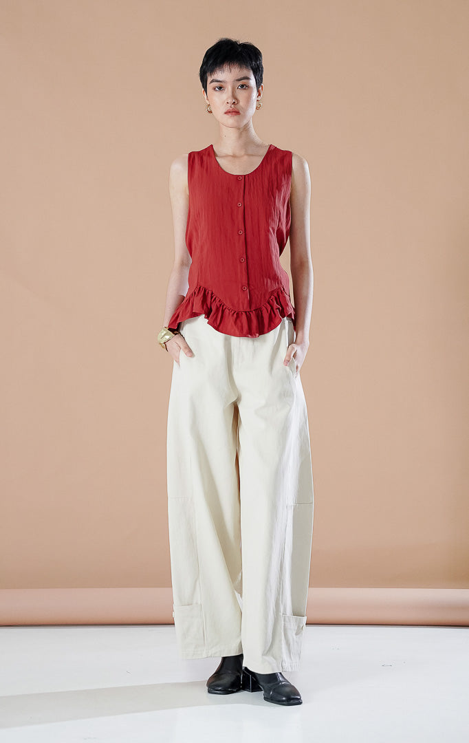 Odellia Top Terracotta