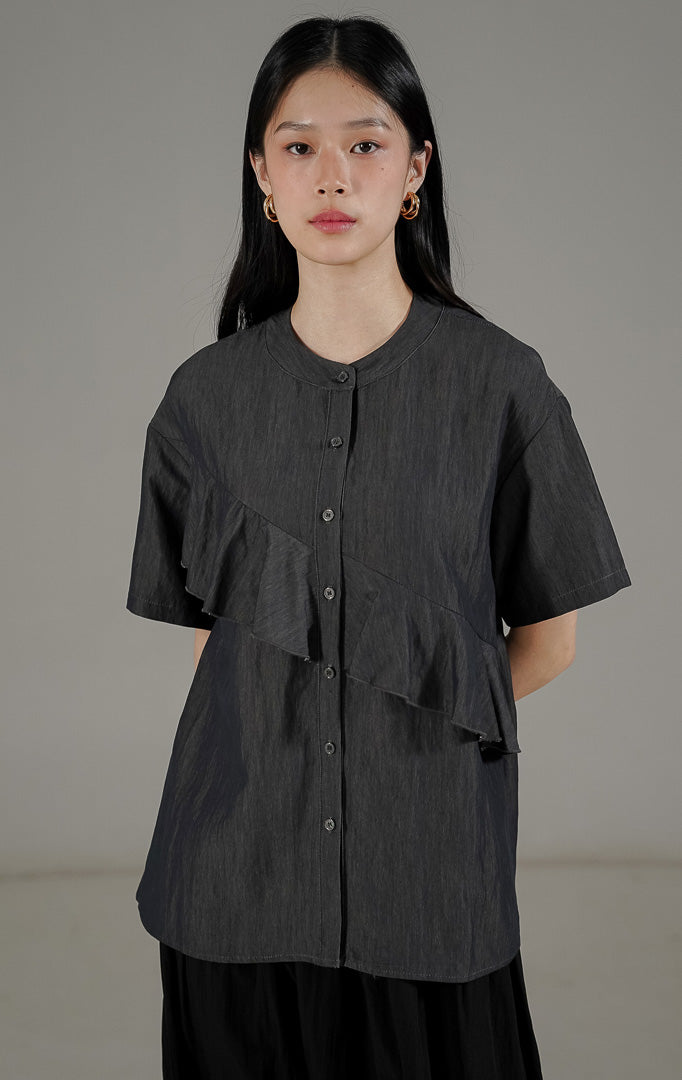 Karina Top Dark Grey