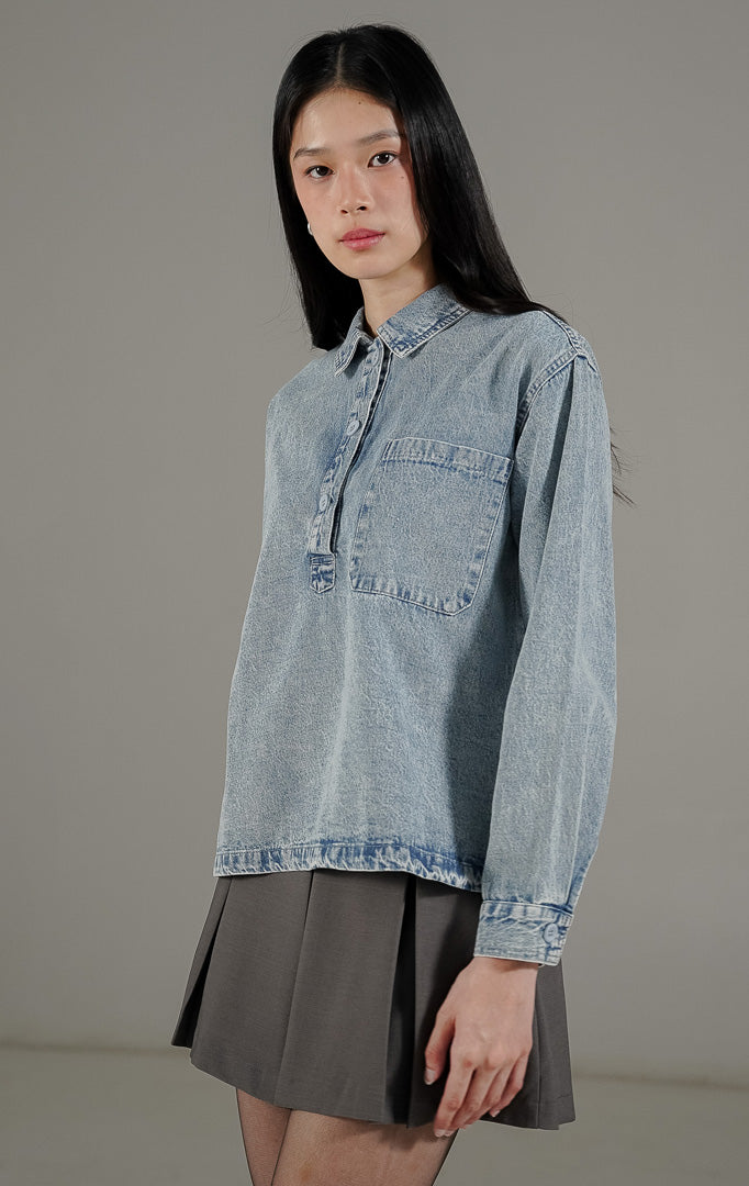 Elyse Top Denim