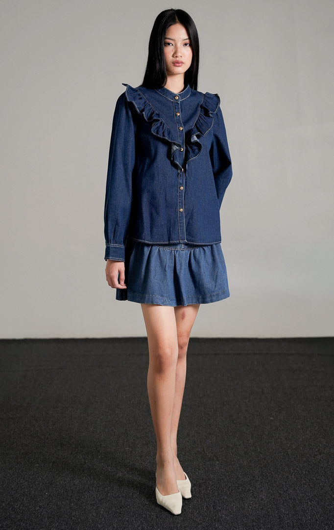 Sylvain Top Dark Denim