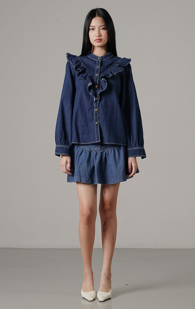 Sylvain Top Dark Denim