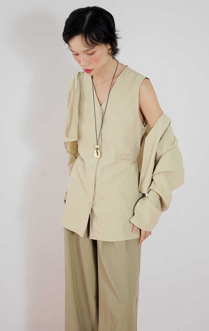 Normani Top Khaki