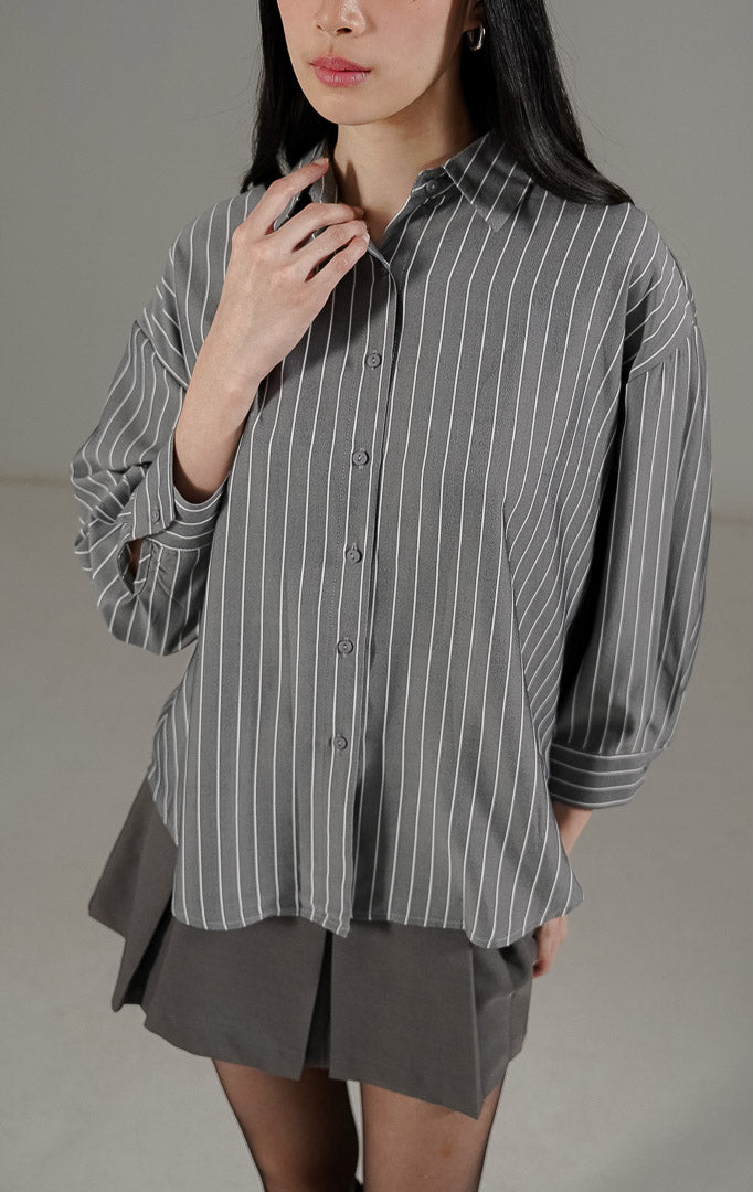 Nerisse Top Dark Grey