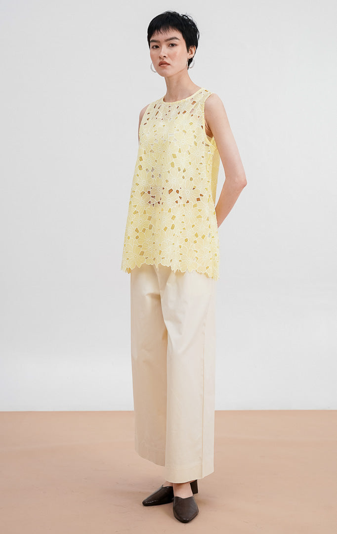 Iverna Top Yellow