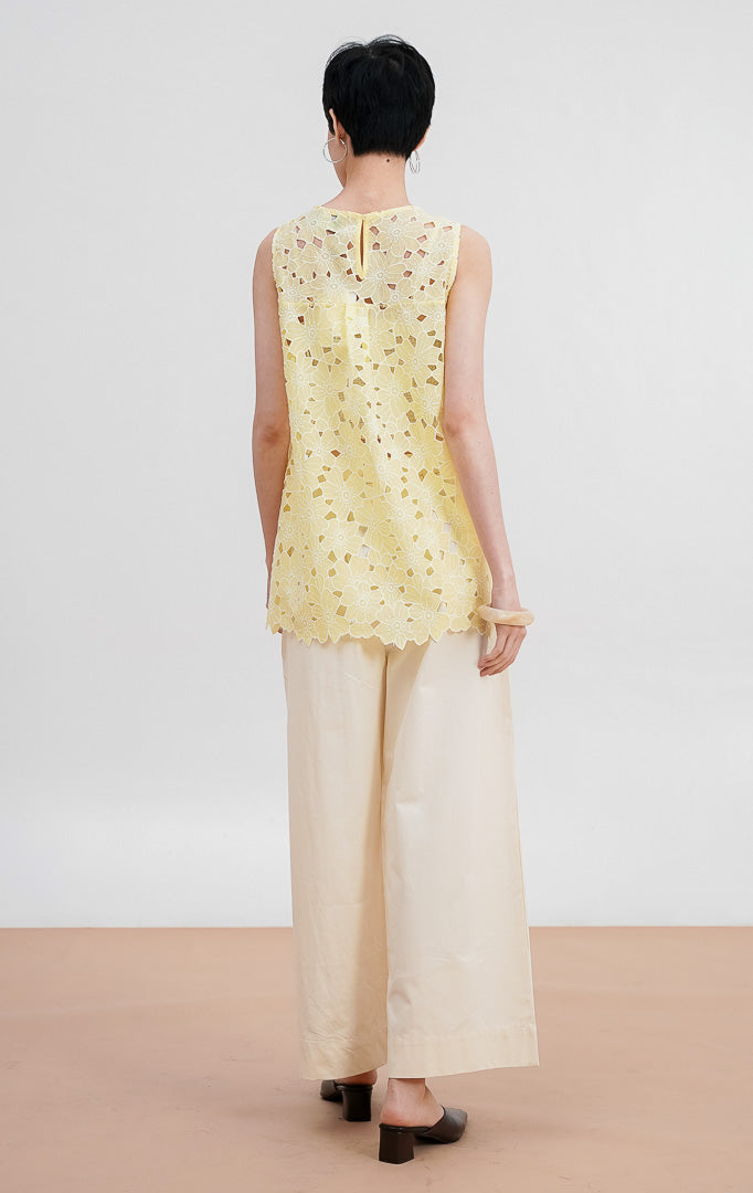 Iverna Top Yellow
