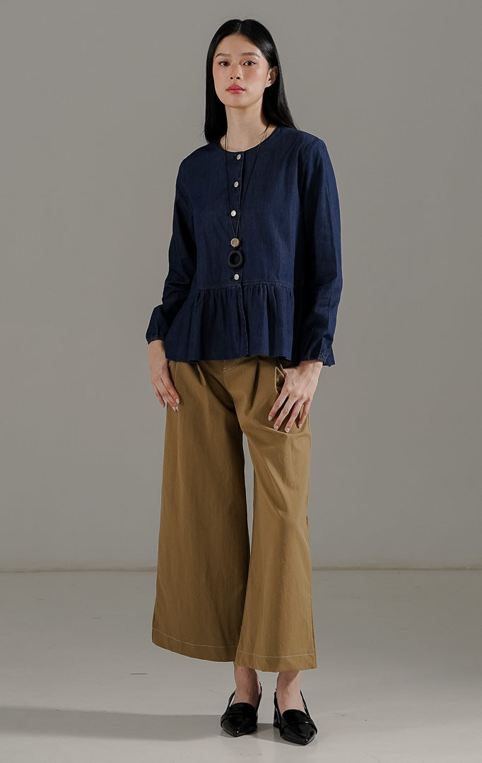 Deliana Top Indigo