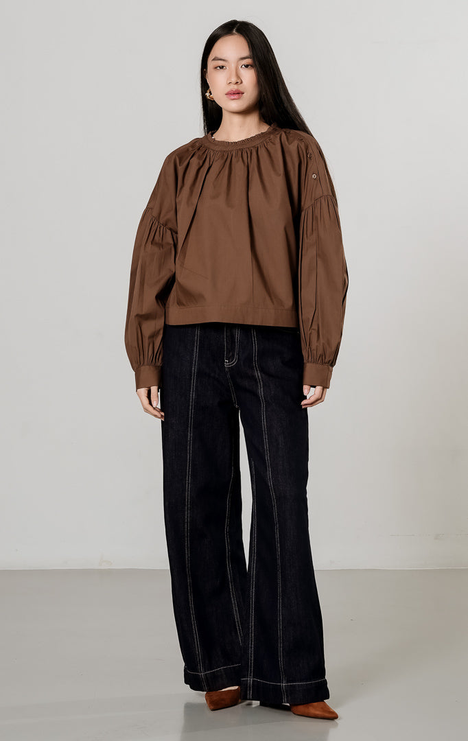 Morgana Top Dark Brown