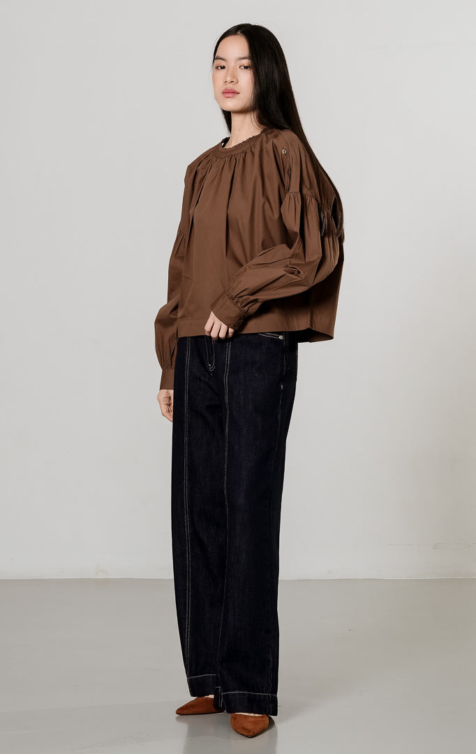 Morgana Top Dark Brown