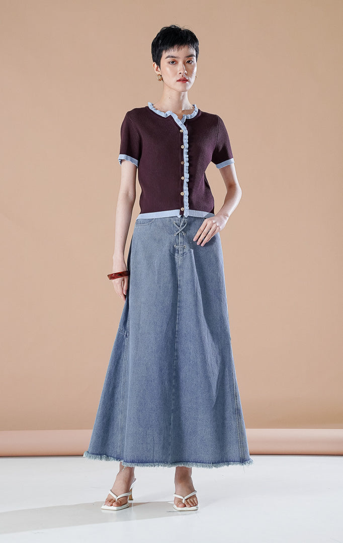 Amalia Top Dark Brown