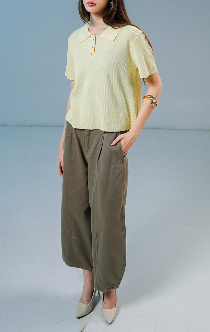Griffin Top Yellow