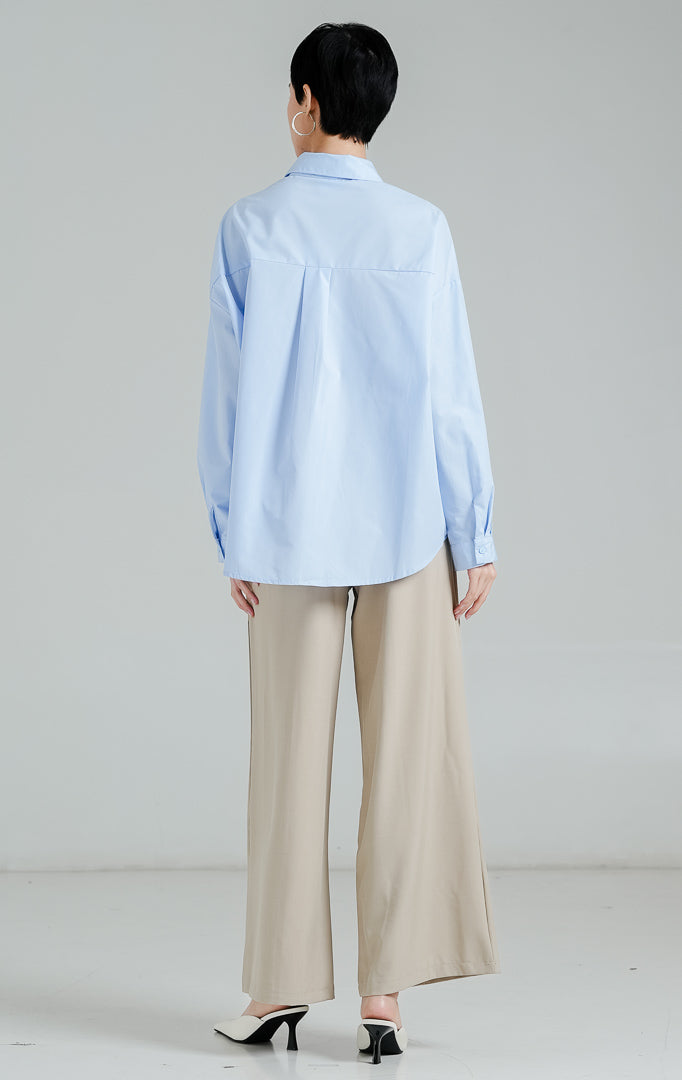 Zinnia Top Blue
