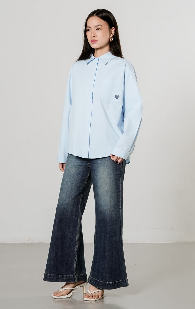 Claudette Top Light Blue