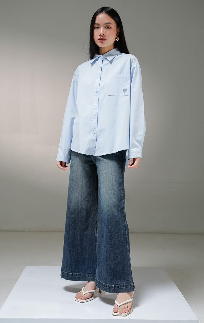 Claudette Top Light Blue