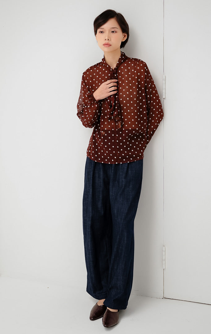 Lillith Top Dark Brown