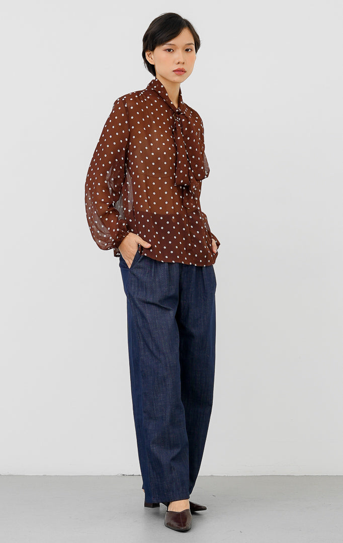 Lillith Top Dark Brown