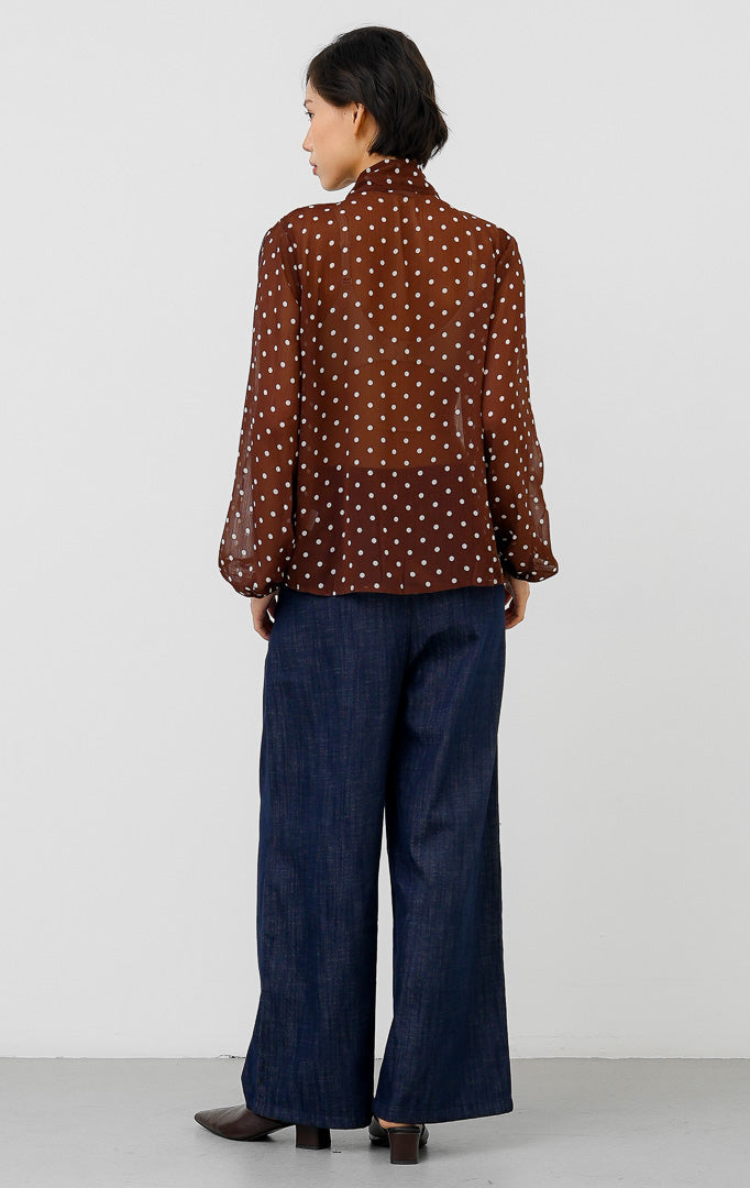 Lillith Top Dark Brown