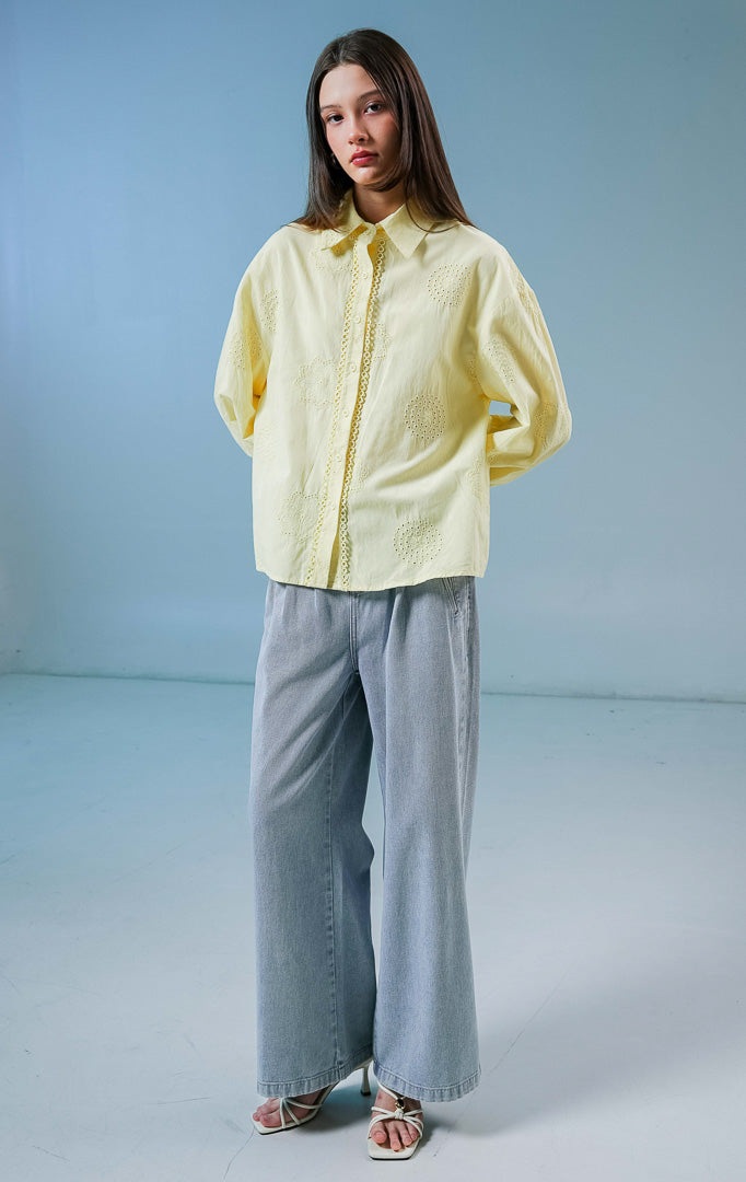 Dimitry Top Butter Yellow