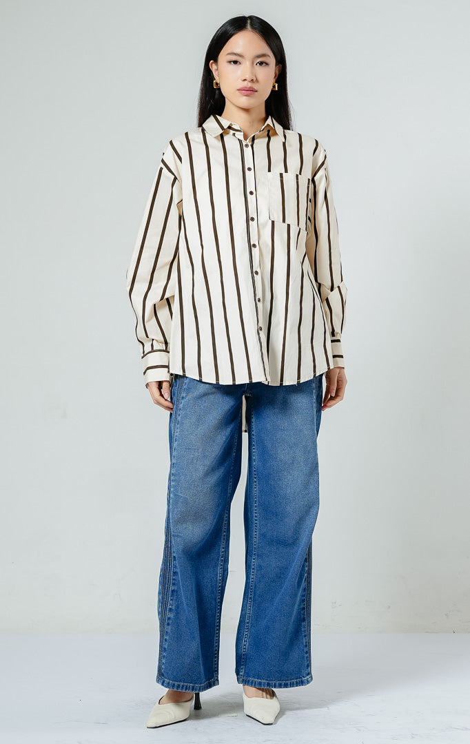 Linette Top Brown