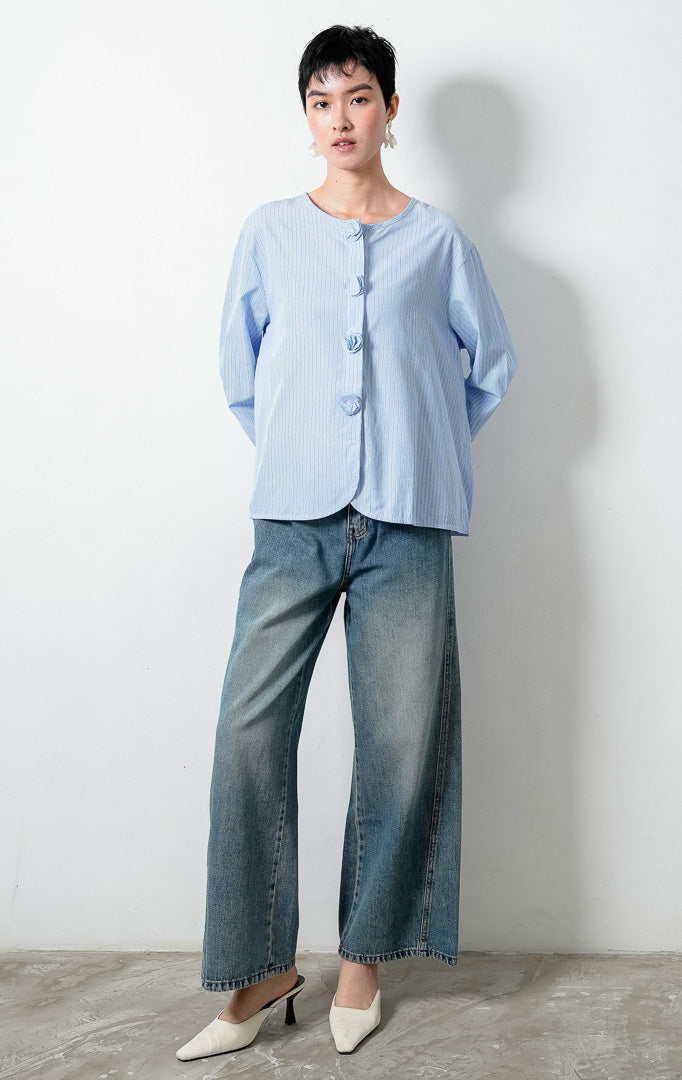 Azzuria Top Blue