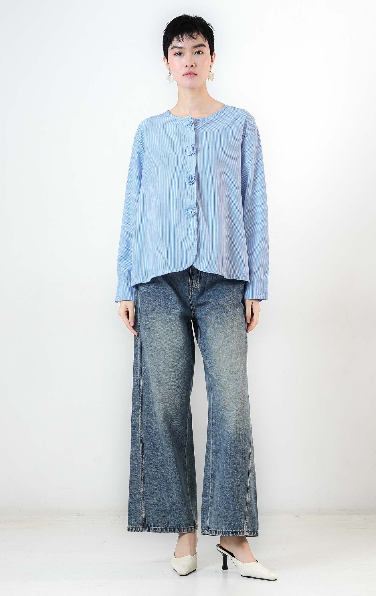 Azzuria Top Blue