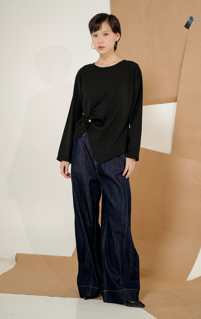 Wynston Top Black