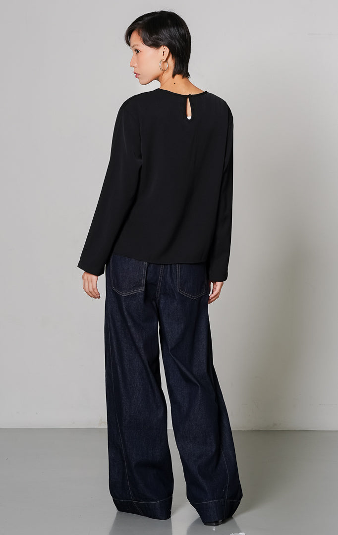 Wynston Top Black