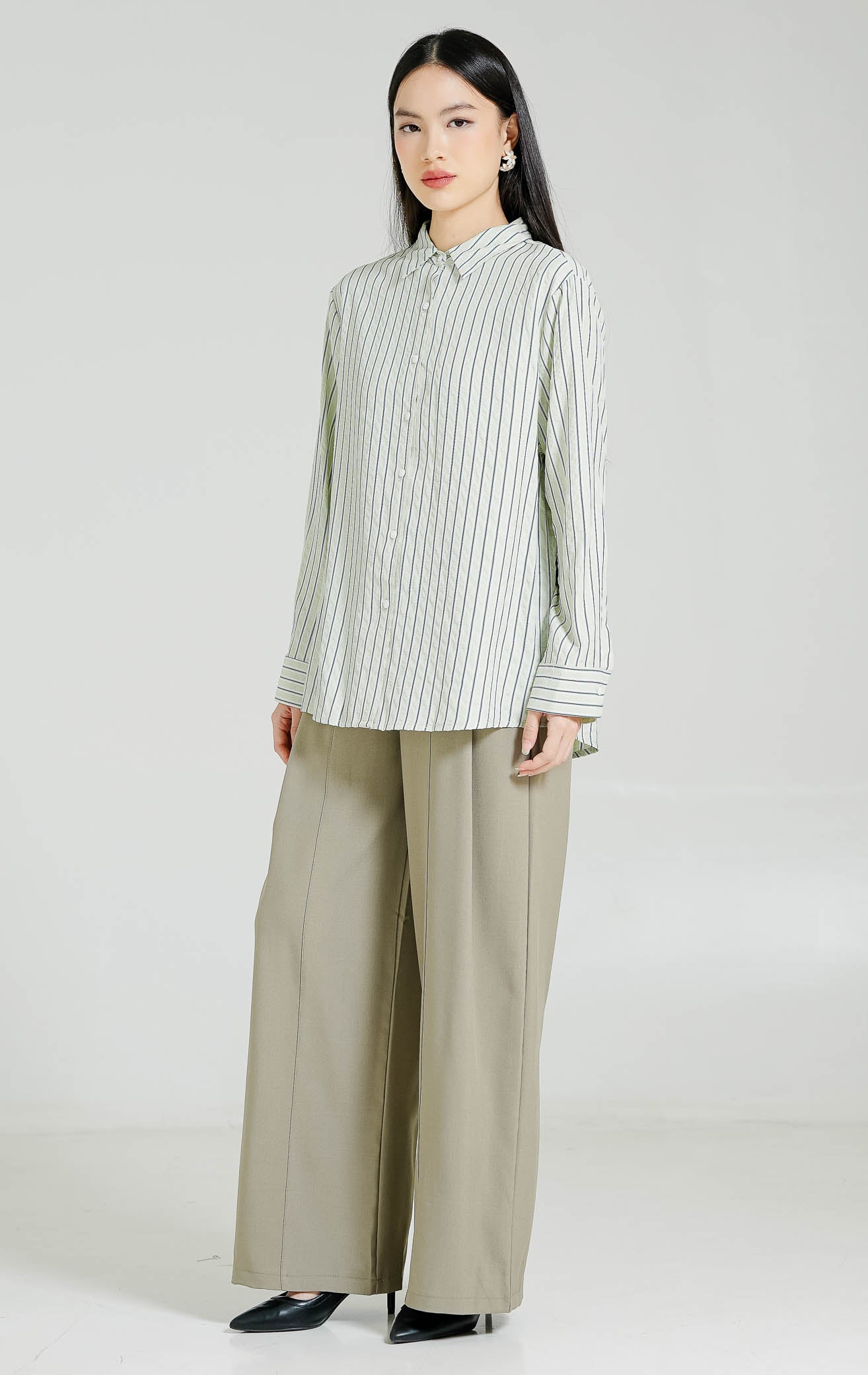 Alexandria Top Light Green