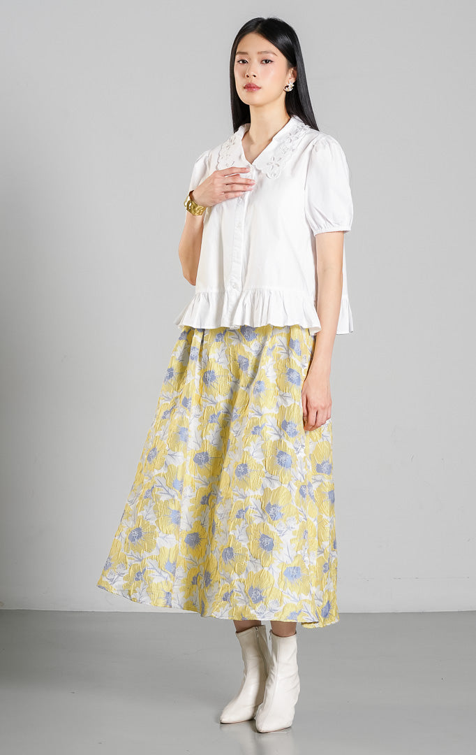 Ginette Top White