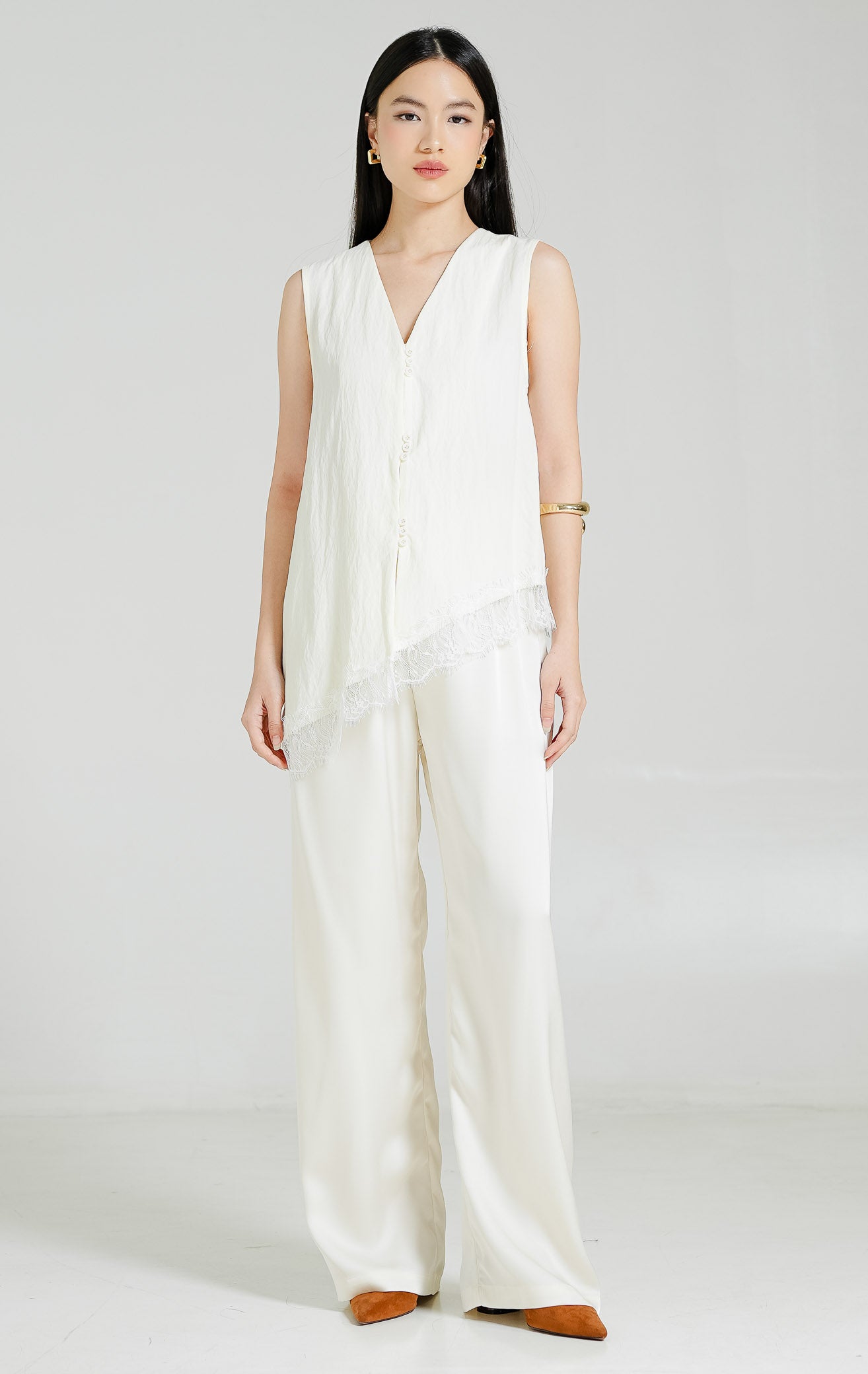 Wynne Top Ivory