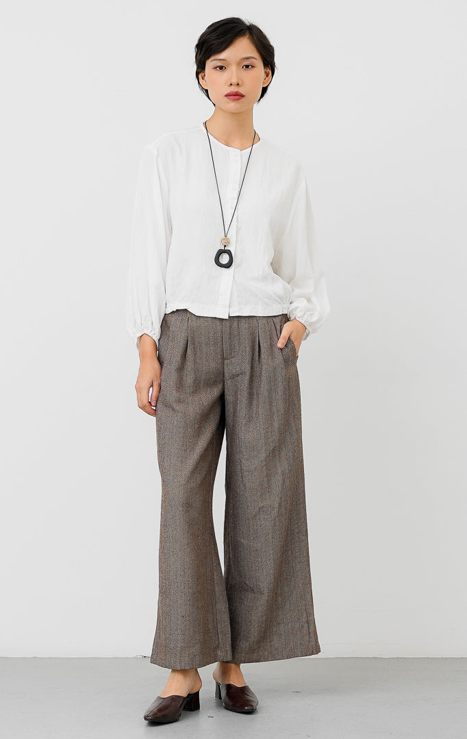 Damian Top White